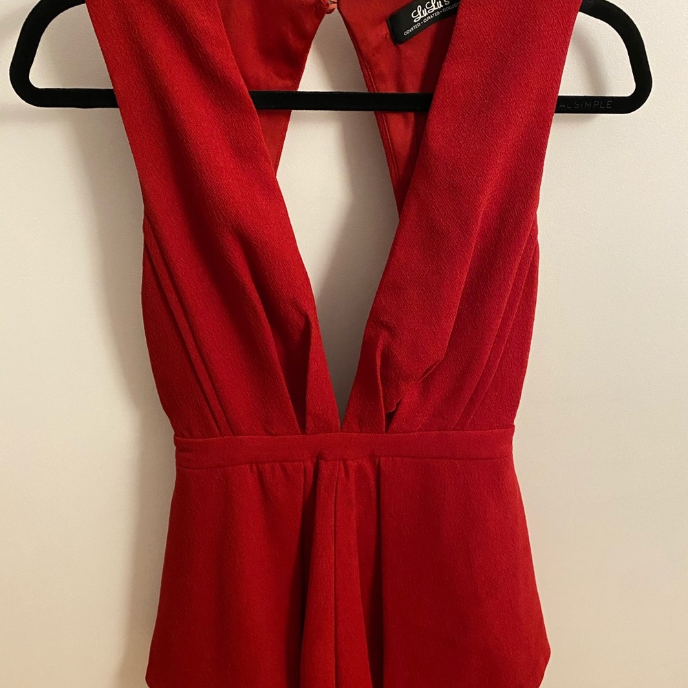 Lulu’s Red Romper